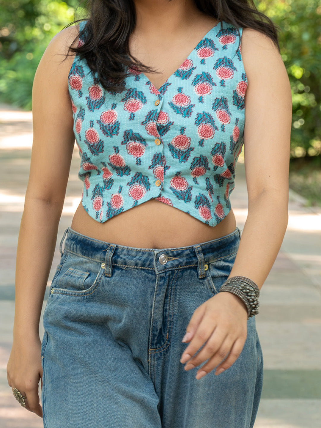 So You Zoya: Kantha Waistcoat for Women