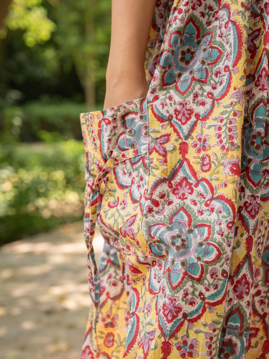 So You Geet: Handblock Aladdin Pants (Harem Pants) for Women